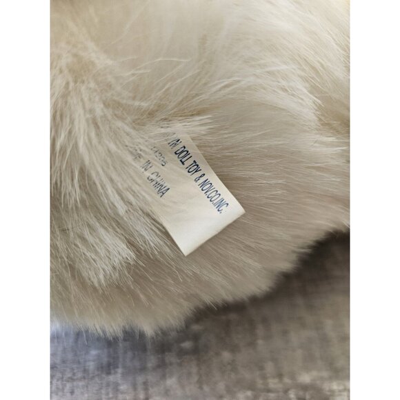 Vtg Brooklyn Doll Toy 16" White Teddy Bear Red Ribbon Pick a Pet Plush New - Picture 9 of 10